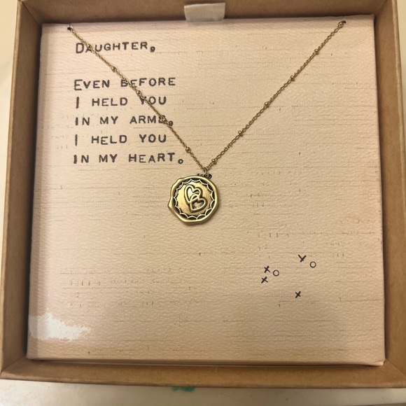 Daughter Heart Necklace .New in Box - Picture 3 of 6